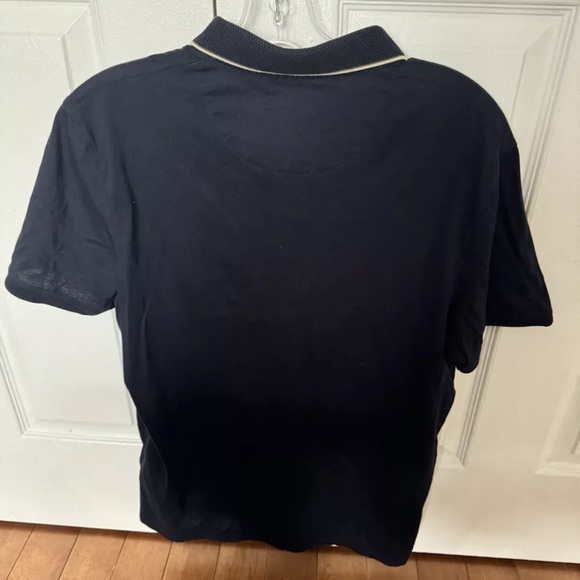 Ted Baker Mens Polo shirt Navy Blue size 4 - Picture 6 of 6